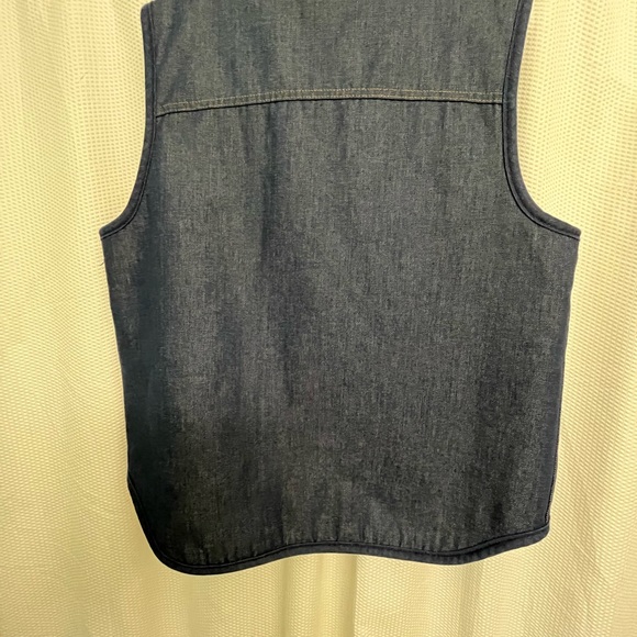 Vintage Sears Robucks Jean Vest - Picture 2 of 12